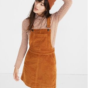 • Madewell Corduroy Overall Dress •